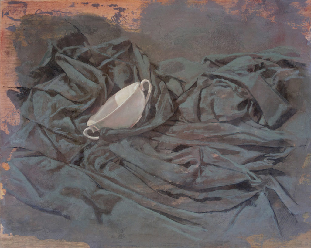 Porcelana y lienzo II-Juan Vaquerizo